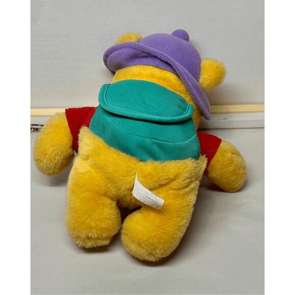 Vintage Mattel 1997 Winnie the Pooh Hunny Honey Pot With Backpack 11" Plush - Picture 6 of 11